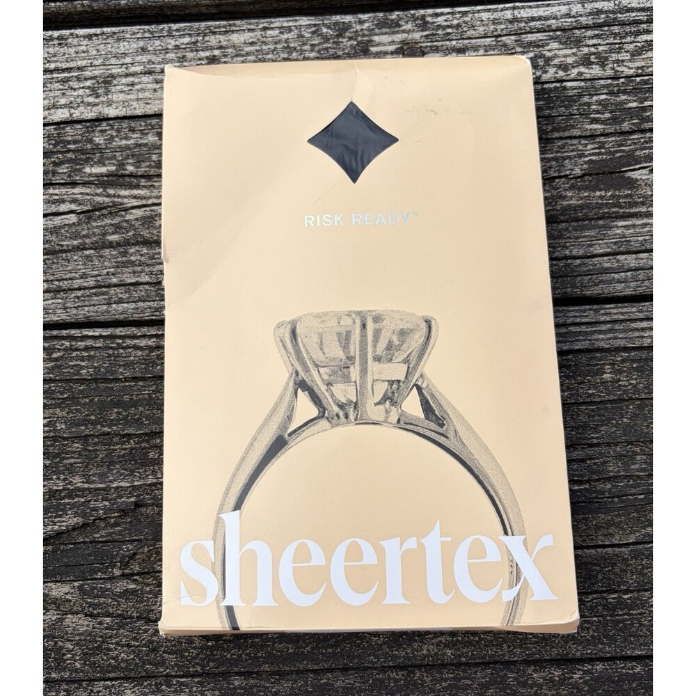 NEW Sheertex Risk Ready Semi Opaque Strongest Tights Black Sz S